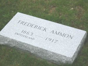 Frederick's gravestone in Succasunna, N.J.  (installed 2003)