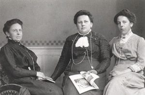 Frederick's sisters in Schaffhausen, Switzerland, about 1910 (l-r) Elise, Marie, Anna