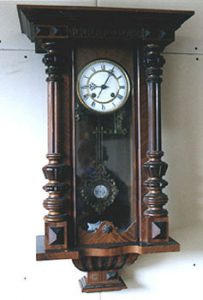 Antique clock from the Ammon home in Herzogenbuchsee