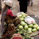 Khulna ferry landing melon vendor