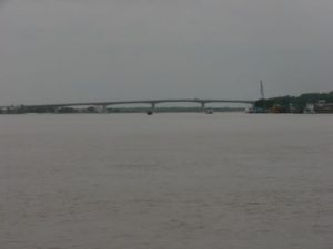 Khulna new bridge over the river