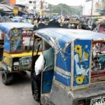 Khulna - thick traffic