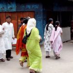 Busy street scene in Khulna