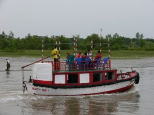 Mongla is an important port city.  Private tourist boats depart