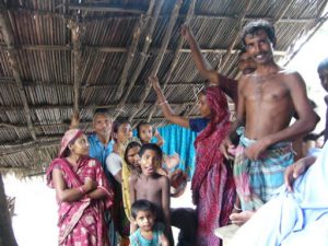 Village neighbors in the Sundarbans National