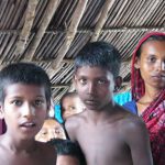 Village family in the Sundarbans National Park