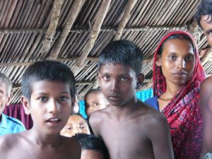 Village family in the Sundarbans National Park