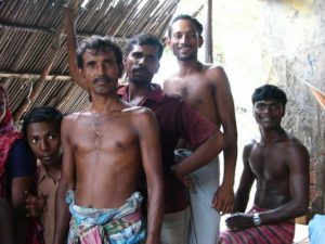Village men in the Sundarbans National Park