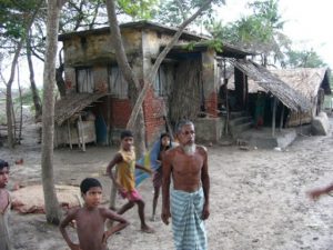 Village elder, his house and neighborhood