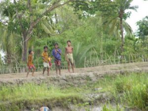 Kids in the Sundarbans National Park