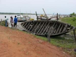 Mongla is an important port city.