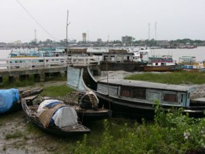 Mongla is an important port city.
