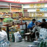 Mongla town scene - grocery store