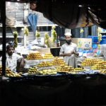Mongla town scene - night market