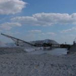 Salt farming in the tiny village