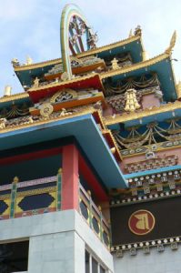 Great temple roof details