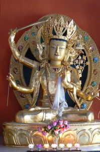 Buddhist statue on a