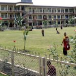 School campus grounds