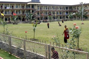 School campus grounds