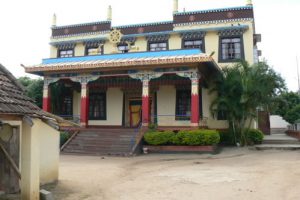 Temple on the campus