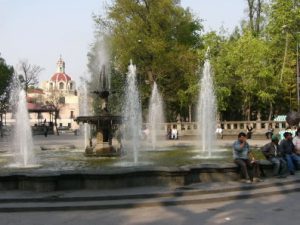 Alameda Park is a public park in downtown Mexico City.