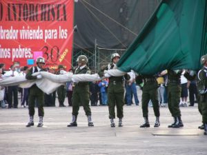 Zocalo Square - twice-daily flag ceremony