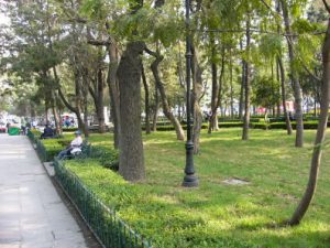 Alameda Park is a public park in downtown Mexico City.