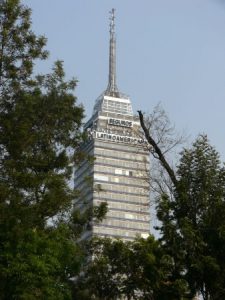 Adjacent to Alameda Park is Latin America's tallest building.
