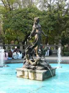 Alameda Park is a public park in downtown Mexico City.