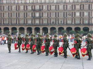 Zocalo Square - twice-daily flag ceremony