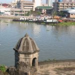 Manila harbor from Fort Santiago