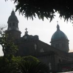 Catholic cathedral dominates the city