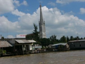 On the shore of Mekong the