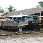 Ship repairs are always necessary in the Mekong Delta.