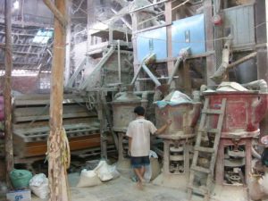 Mekong Delta - in a processing plant; Vietnam is the