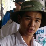 Mekong Delta - cute guide explaining a local rice flour