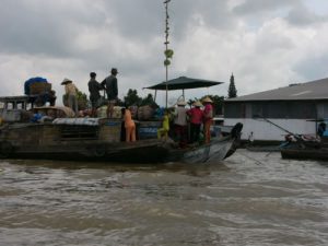 The very fertile Mekong Delta is