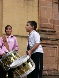 Pátzcuaro - school drum corps