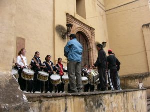 Pátzcuaro - school drum corps