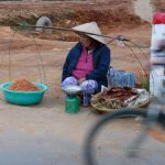 Dalat - vegetable vendor