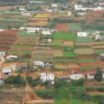 View from cable car to Truc