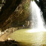 Waterfall park near Dalat - From the cave