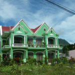 Upscale house (green) near Dalat