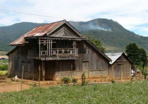 Rural farming village near Dalat - traditional farmhouse design