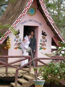 Dalat - wedding chapel for photos