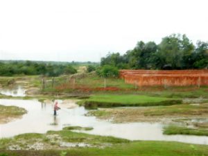 Along the east coast of Vietnam