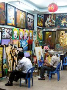 Nha Trang has numerous art reproduction galleries