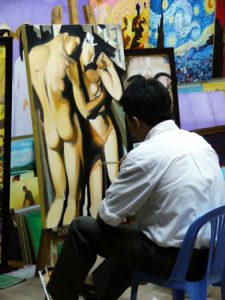 Nha Trang has numerous art reproduction galleries