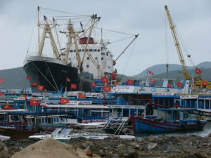 Nha Trang has a harbor