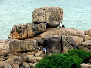 Nha Trang - rocks on coastline